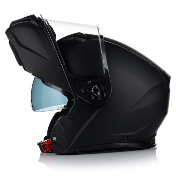 Preview: Klapphelm - VITO PRATO - schwarz-matt